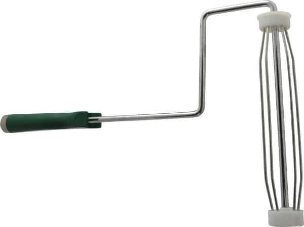 Premier Paint Roller - 9" Wide x 9" Long Heavy-Duty Frame w/Extra Long Handle - Metal Frame, Plastic Handle - All Tool & Supply