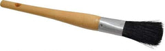 Premier Paint Roller - 3/4" Oval Hog Sash Brush - 2-1/2" Bristle Length, 8" Wood Handle - All Tool & Supply