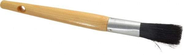 Premier Paint Roller - 3/8" Oval Hog Sash Brush - 2" Bristle Length, 6" Wood Handle - All Tool & Supply