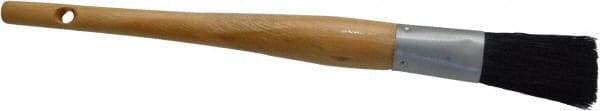 Premier Paint Roller - 5/8" Oval Hog Sash Brush - 2-1/4" Bristle Length, 6" Wood Handle - All Tool & Supply