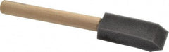 Premier Paint Roller - 1" Foam Foam Paint Brush - 2-1/2" Bristle Length, 4" Wood Handle - All Tool & Supply