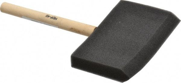 Premier Paint Roller - 4" Foam Foam Paint Brush - 2-3/4" Bristle Length, 4" Wood Handle - All Tool & Supply