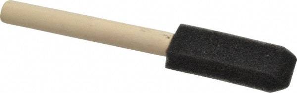 Premier Paint Roller - 1" Foam Foam Paint Brush - 2-1/2" Bristle Length, 4" Wood Handle - All Tool & Supply