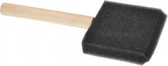 Premier Paint Roller - 3" Foam Foam Paint Brush - 2-1/2" Bristle Length, 4" Wood Handle - All Tool & Supply