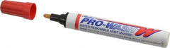 Markal - Red Oil-Based Paint Marker - Fine Tip, Alcohol Base Ink - All Tool & Supply