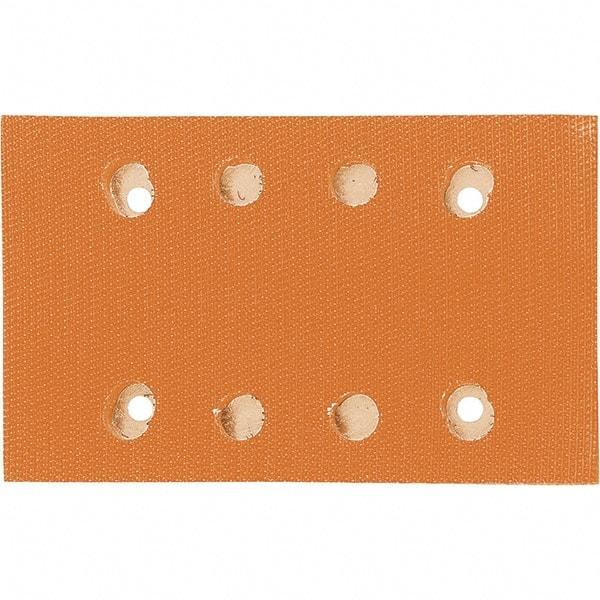 Dynabrade - 5 x 3-1/4" Rectangular Hook Face Backing Pad - Dynabug II Compatible, Screw Attachment, Vacuum Pad, 3/8" Thick, Medium Density, Short Nap - All Tool & Supply