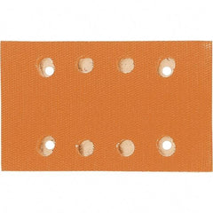 Dynabrade - 5 x 3-1/4" Rectangular Hook Face Backing Pad - Dynabug II Compatible, Screw Attachment, Vacuum Pad, 3/8" Thick, Medium Density, Short Nap - All Tool & Supply