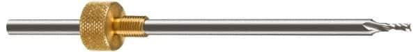 Onsrud - 1/16" Cutting Diam x 5/16" Length of Cut, 1 Flute, Upcut Spiral Router Bit - Uncoated, Right Hand Cut, Solid Carbide, 6-1/2" OAL x 11/64" Shank Diam, Single Edge - All Tool & Supply