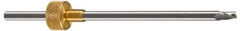 Onsrud - 3/16" Cutting Diam x 3/8" Length of Cut, 1 Flute, Upcut Spiral Router Bit - Uncoated, Right Hand Cut, Solid Carbide, 6-1/2" OAL x 1/4" Shank Diam, Single Edge - All Tool & Supply