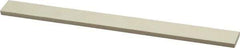 Made in USA - 800 Grit Aluminum Oxide Rectangular Polishing Stone - Super Fine Grade, 1/2" Wide x 6" Long x 1/8" Thick - All Tool & Supply