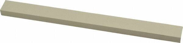 Made in USA - 800 Grit Aluminum Oxide Rectangular Polishing Stone - Super Fine Grade, 1/2" Wide x 6" Long x 1/4" Thick - All Tool & Supply