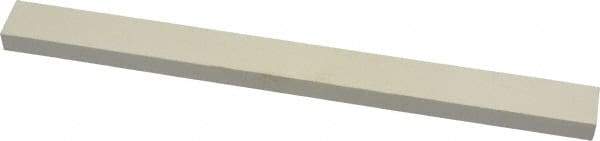 Made in USA - 900 Grit Aluminum Oxide Rectangular Polishing Stone - Super Fine Grade, 1/2" Wide x 6" Long x 1/4" Thick - All Tool & Supply