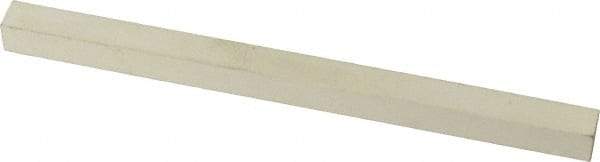 Made in USA - 900 Grit Aluminum Oxide Square Polishing Stone - Super Fine Grade, 1/4" Wide x 4" Long x 1/4" Thick - All Tool & Supply