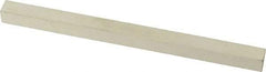 Made in USA - 900 Grit Aluminum Oxide Square Polishing Stone - Super Fine Grade, 1/4" Wide x 4" Long x 1/4" Thick - All Tool & Supply