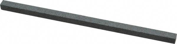 Made in USA - 150 Grit Silicon Carbide Square Polishing Stone - Very Fine Grade, 1/4" Wide x 6" Long x 1/4" Thick - All Tool & Supply