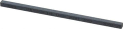 Made in USA - 320 Grit Silicon Carbide Square Polishing Stone - Extra Fine Grade, 5/32" Wide x 6" Long x 5/32" Thick - All Tool & Supply