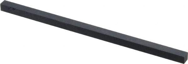 Made in USA - 320 Grit Silicon Carbide Square Polishing Stone - Extra Fine Grade, 1/4" Wide x 6" Long x 1/4" Thick - All Tool & Supply