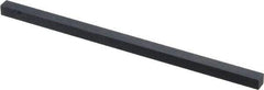 Made in USA - 320 Grit Silicon Carbide Square Polishing Stone - Extra Fine Grade, 1/4" Wide x 6" Long x 1/4" Thick - All Tool & Supply