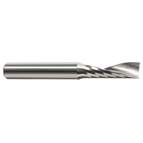 End Mills for Plastics - Single Flute - 0.0937″ (3/32″) Cutter Diameter × 0.2790″ Length of Cut Carbide Square Upcut End Mill for Plastic, 1 Flute