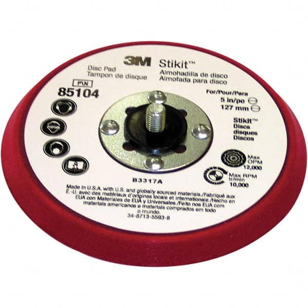 3M - Disc Backing Pads Backing Pad Type: Disc Pad Pad Diameter (Inch): 5 - All Tool & Supply