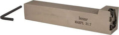 Iscar - MAHP, External, Left Hand, Indexable Grooving Tool Holder - 1-1/4" Shank Height, 1-1/4" Shank Width, 7" OAL - All Tool & Supply