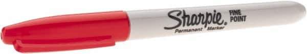 Dymo - Red Permanent Marker - Fine Felt Tip, AP Nontoxic Ink - All Tool & Supply