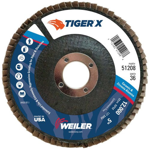 5 × 7/8 ARBOR 36X FLAP DISC - All Tool & Supply