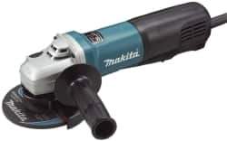 Makita - 5" Wheel Diam, 11,500 RPM, Corded Angle & Disc Grinder - 5/8-11 Spindle, 120 Volts, 13 Amps - All Tool & Supply