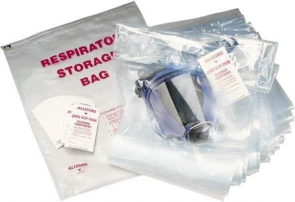 Allegro - Full Face Mask, Half Face Mask Respirator Bag - Polyester, 8" Long x 12" Wide, 2,600 Cu In Capacity - All Tool & Supply