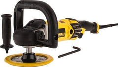 DeWALT - 7" Pad Diam, 600 & 3,500 RPM, Handheld Electric Polisher - 5/8-11" Spindle Thread, 12 Amps, 115 Volts - All Tool & Supply