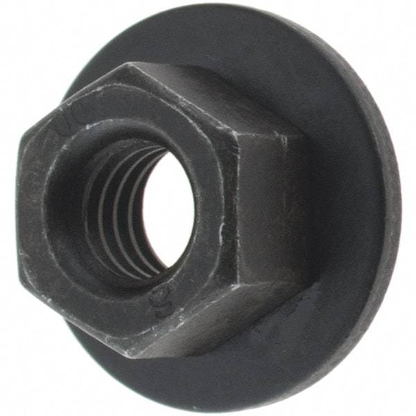 Value Collection - M6x1.00 Steel Washer Hex Nut - 10mm Across Flats, Phosphate Finish - All Tool & Supply