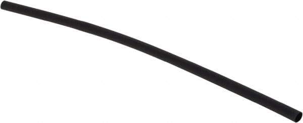 Value Collection - 6" Long Heat Shrink Electrical Tubing - Black - All Tool & Supply