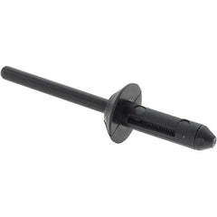 Value Collection - Nylon Multi Grip Blind Rivet - 1/16" to 11/64" Grip, 1/2" Head Diam, 1-7/8" Length Under Head, - All Tool & Supply