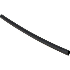 Value Collection - 6" Long Heat Shrink Electrical Tubing - Black - All Tool & Supply