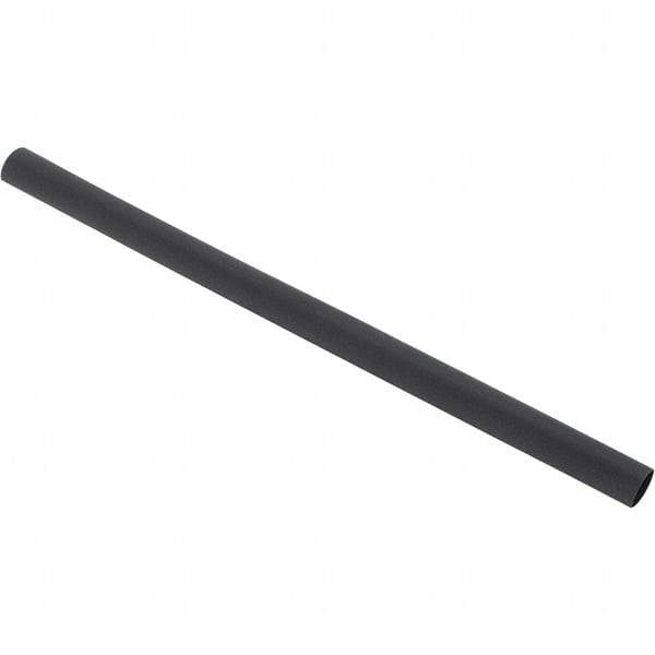 Value Collection - 6" Long Heat Shrink Electrical Tubing - Black - All Tool & Supply