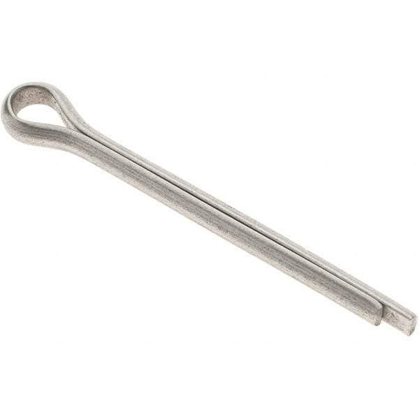 Value Collection - 3/16" Diam x 2" Long Extended Prong Cotter Pin - Grade 18-8, Uncoated, Stainless Steel - All Tool & Supply