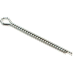 Value Collection - 5/32" Diam x 2" Long Extended Prong Cotter Pin - Grade 2, Zinc-Plated, Steel - All Tool & Supply