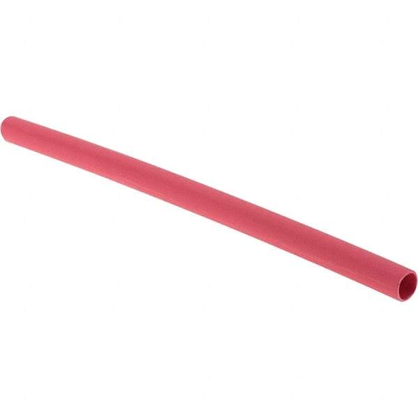 Value Collection - 6" Long Heat Shrink Electrical Tubing - Red - All Tool & Supply