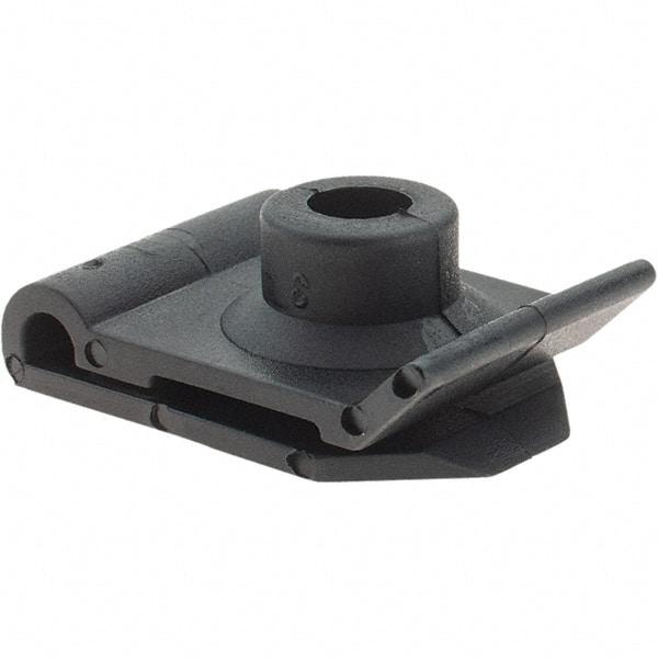 Value Collection - #14 Screw, 1mm Max Thick, Nylon U Nut - Black Phosphate Finish - All Tool & Supply