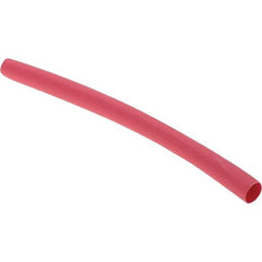 Value Collection - 6" Long Heat Shrink Electrical Tubing - Red - All Tool & Supply