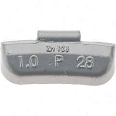 Value Collection - 1 oz P Wheel Weight - Zinc, For Use with Automotive & Light Trucks - All Tool & Supply