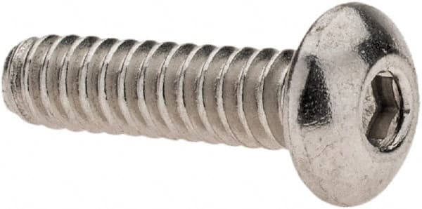 Value Collection - #6-32 UNC Hex Socket Button Cap Screw - All Tool & Supply