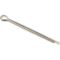 Value Collection - 5/32" Diam x 2" Long Extended Prong Cotter Pin - Grade 18-8, Uncoated, Stainless Steel - All Tool & Supply