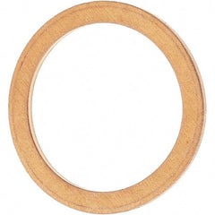 Value Collection - M18 Screw, Copper Standard Flat Washer - 20mm ID x 26mm OD, 1.5mm Thick - All Tool & Supply