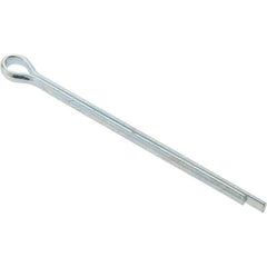 Value Collection - 7/64" Diam x 2" Long Extended Prong Cotter Pin - Grade 2, Zinc-Plated, Steel - All Tool & Supply