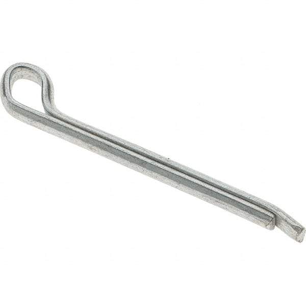 Value Collection - 7/64" Diam x 1-1/4" Long Hammerlock Cotter Pin - Grade 2, Zinc-Plated, Steel - All Tool & Supply