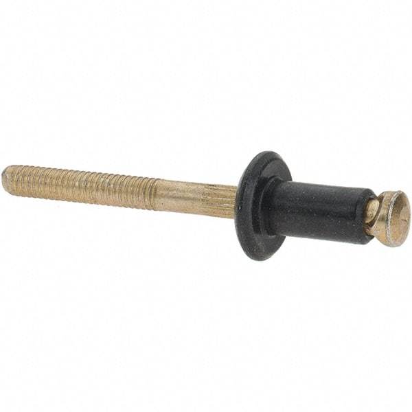 Made in USA - Aluminum Peel Blind Rivet - Steel Mandrel, 3/32" to 1/8" Grip, 12.7mm Length Under Head, - All Tool & Supply