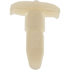 Value Collection - Nylon Panel Rivet - 1/4" Length Under Head, 1/2" Head Diam - All Tool & Supply