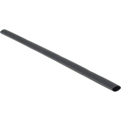 Value Collection - 12" Long Heat Shrink Electrical Tubing - Black - All Tool & Supply