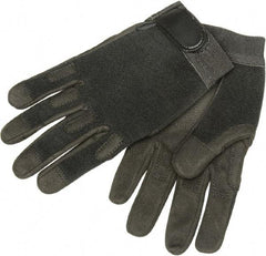 Ability One - Size S Nylon/Spandura General Protection Work Gloves - For Mechanic's & Lifting, Uncoated, Hook & Loop Cuff, Full Fingered, Black, Paired - All Tool & Supply